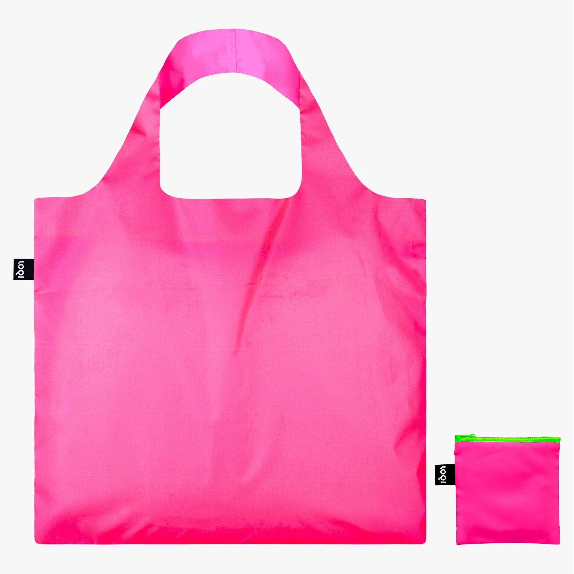 LOQI Reusable Tote Bag – Neon Pink