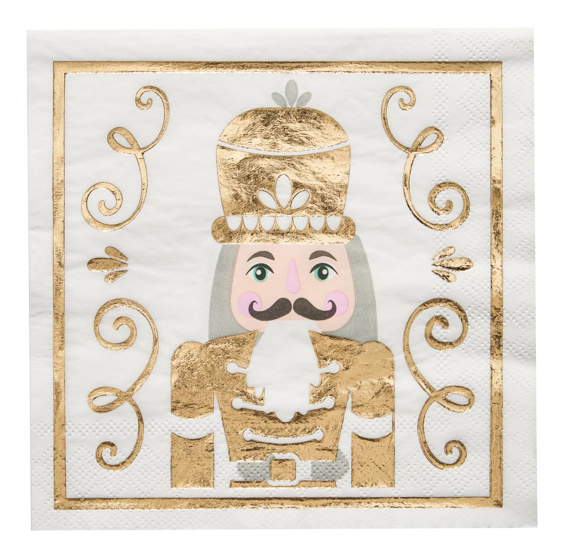 Sophistiplate Gilded Nutcracker Lunch Napkins – 20pk