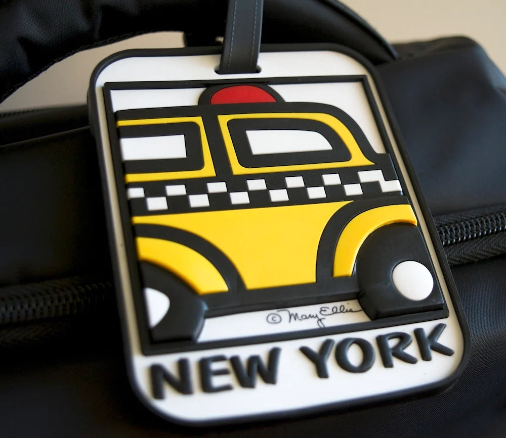 New York Taxi 3D Luggage Tag
