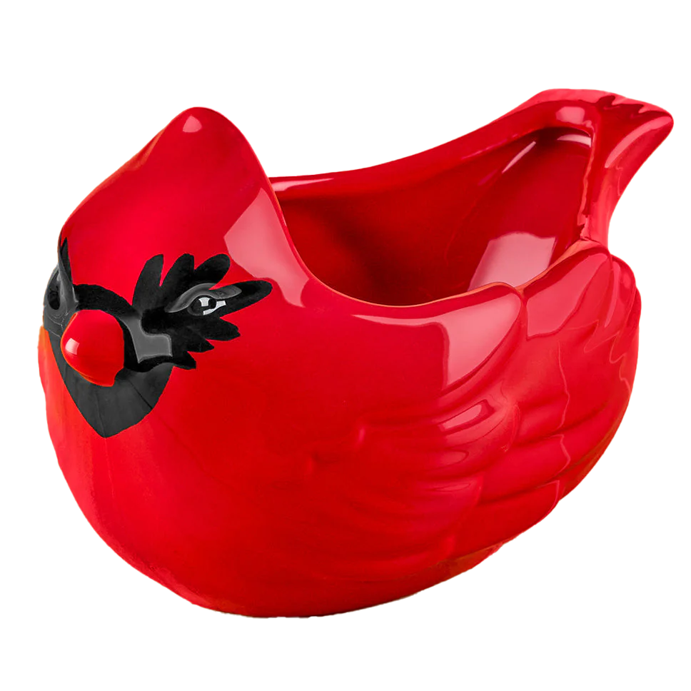 Cardinal Candy & Nut Bowl