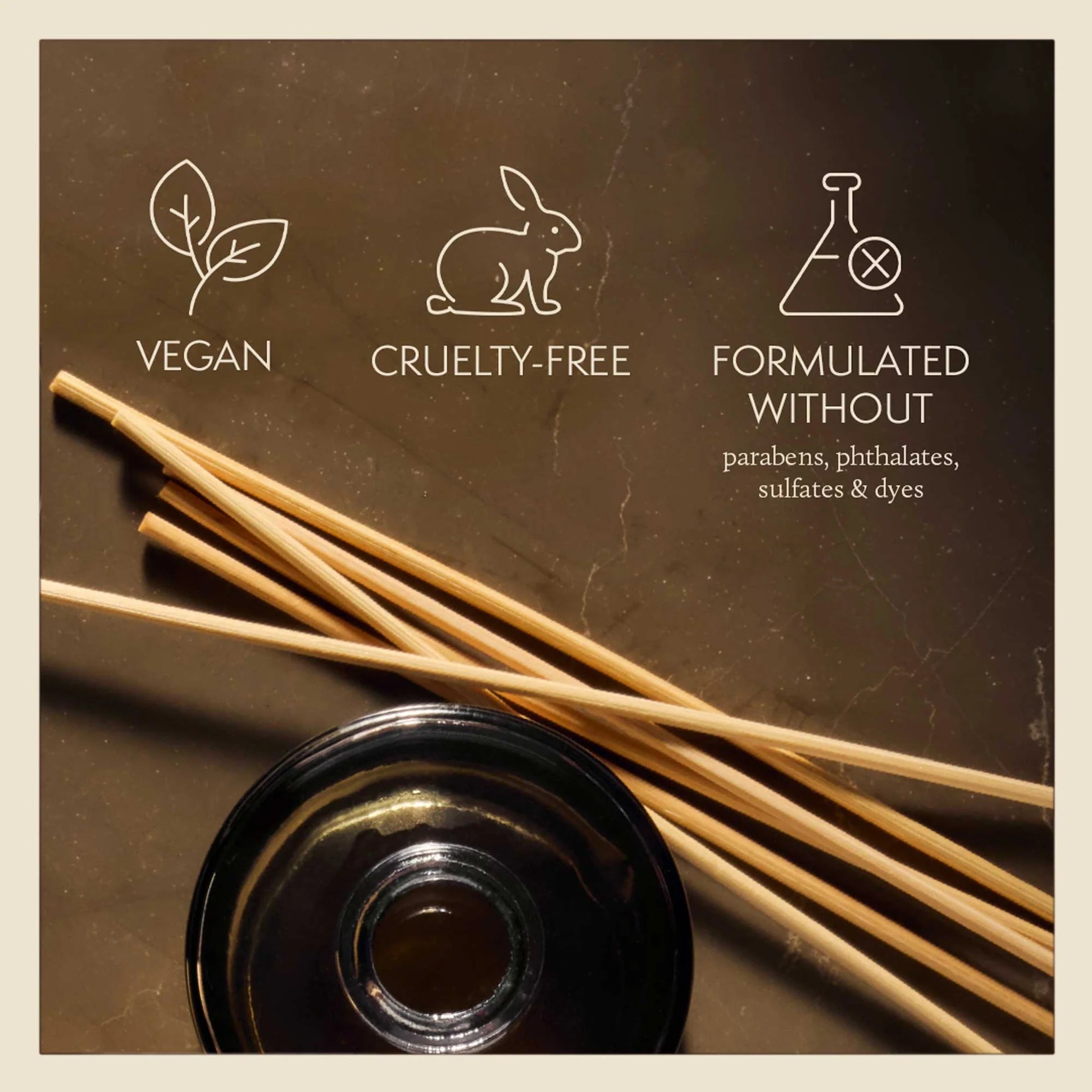 Thymes Noir Woods Petite Reed Diffuser - 4oz