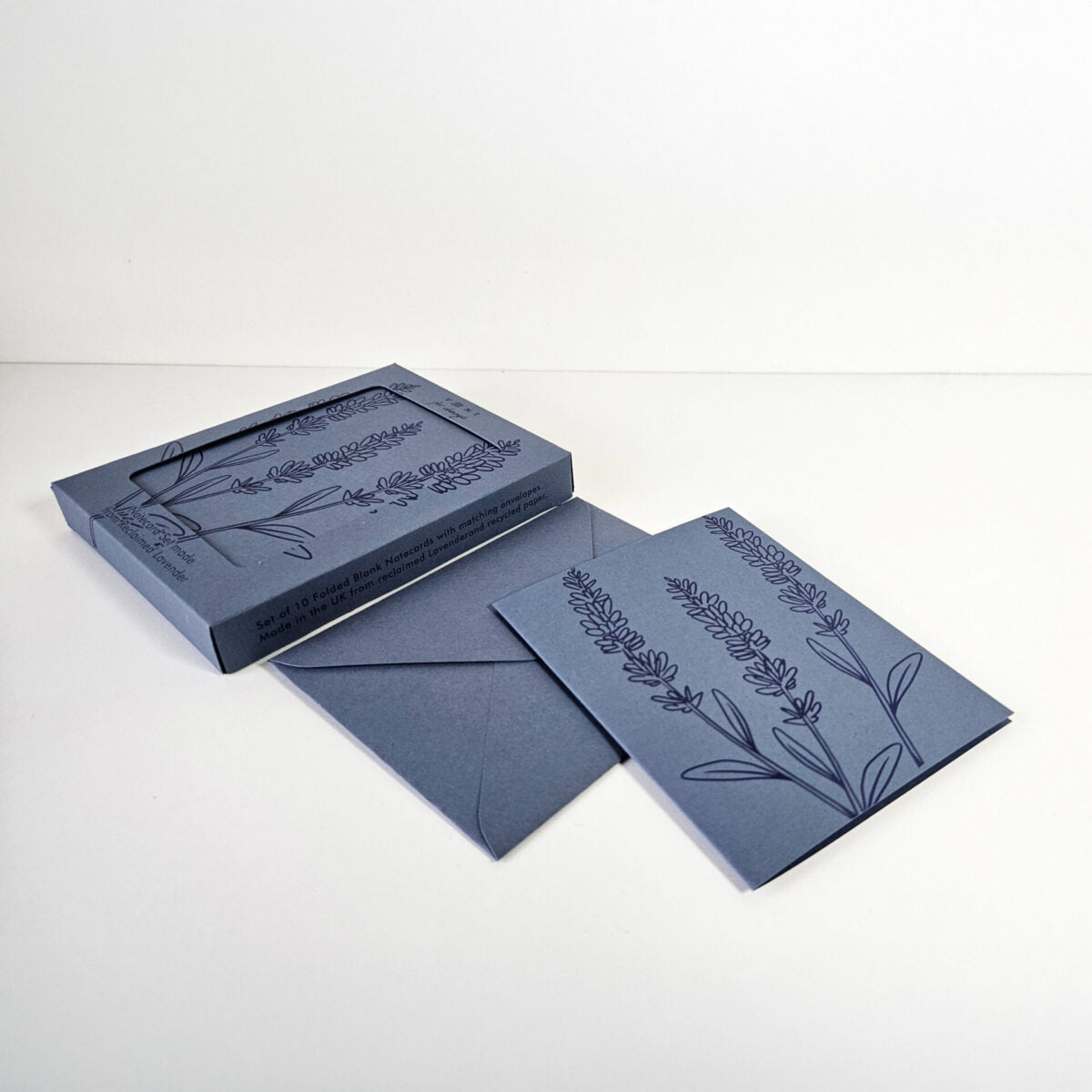 Notecard Made from Reclaimed Lavender – Set of 10