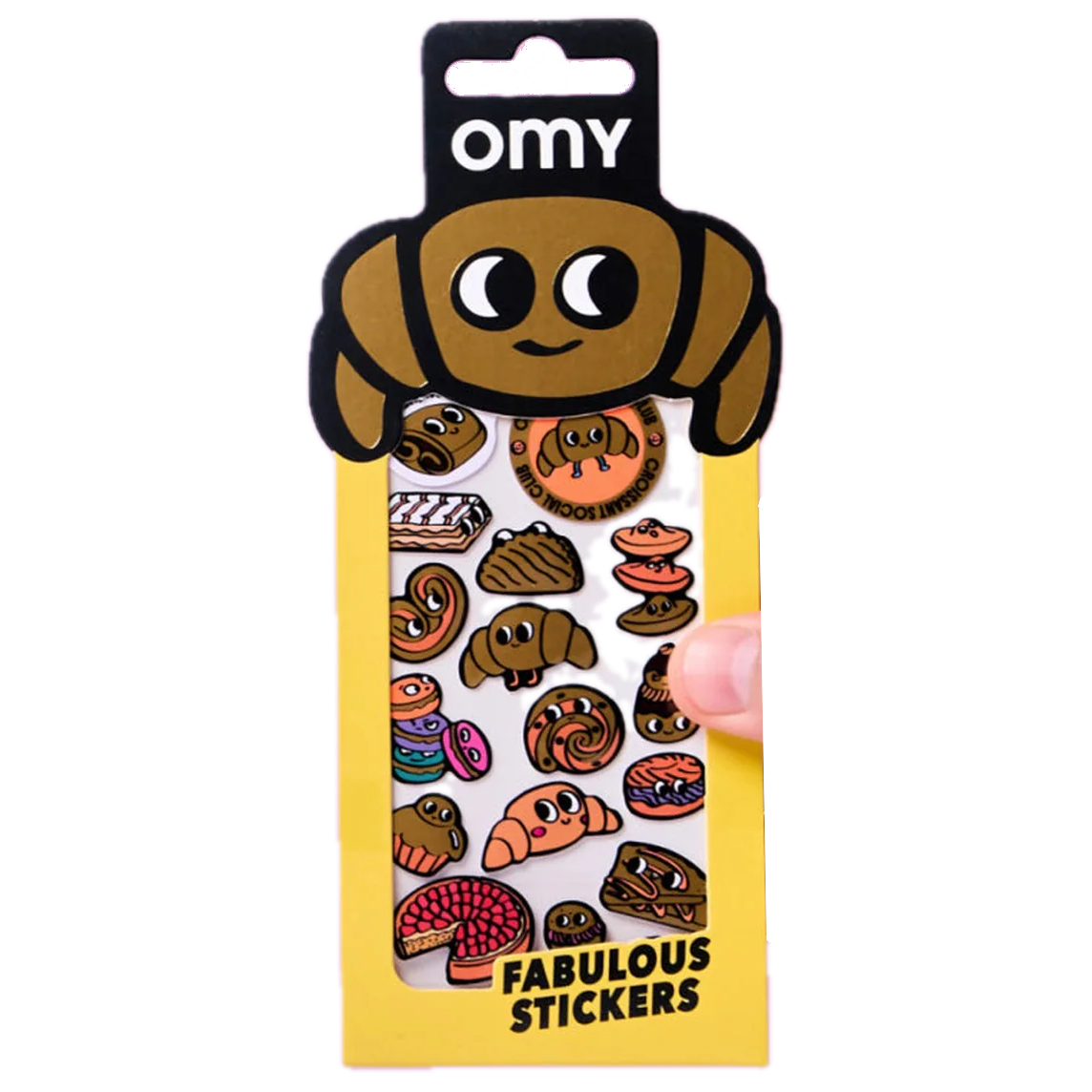 OMY Fabulous Iconic Holographic Stickers - Croissant