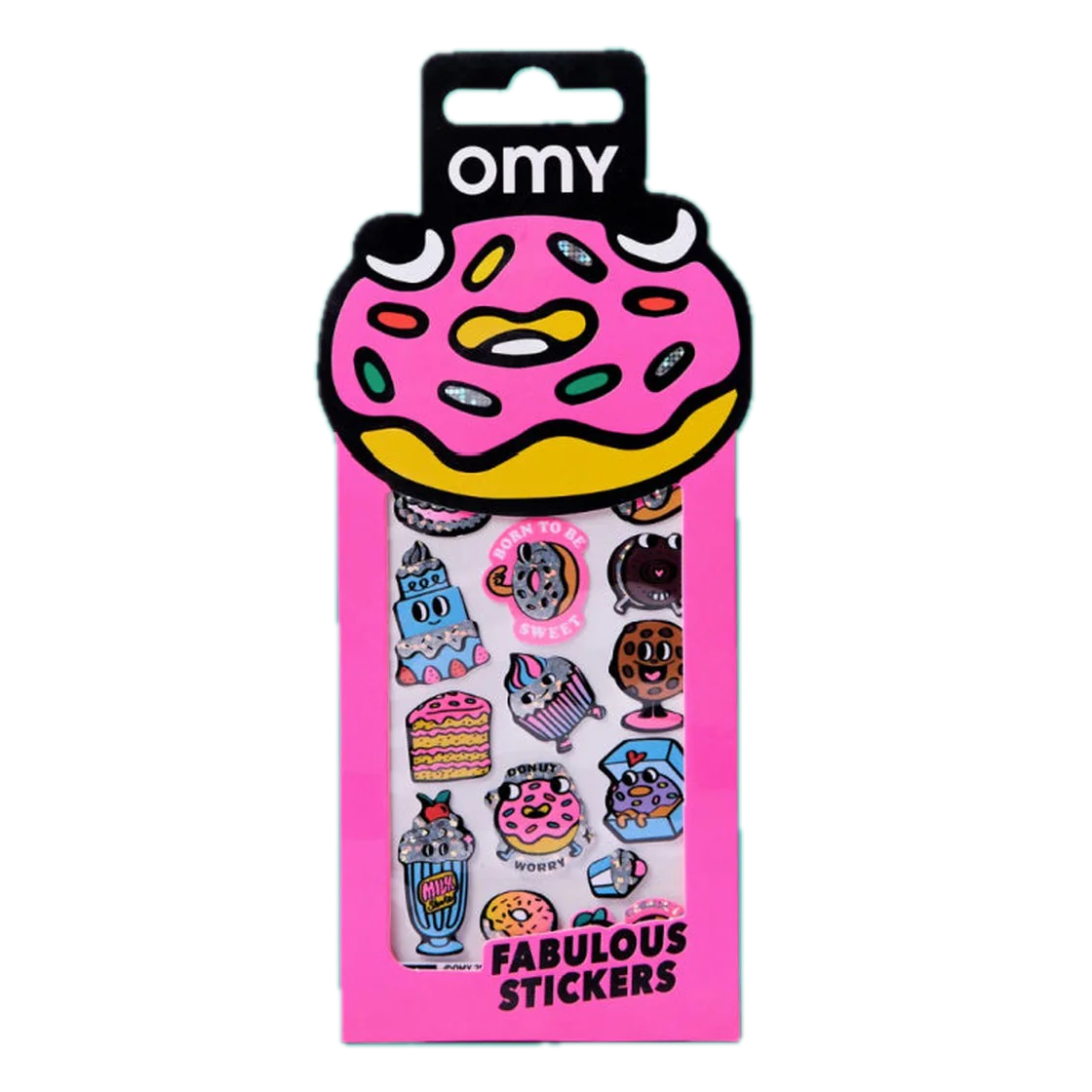 OMY Fabulous Iconic Holographic Stickers - Donut