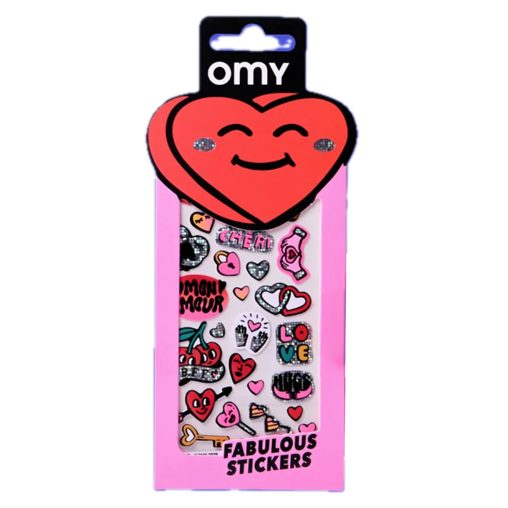 OMY Fabulous Iconic Holographic Stickers - Heart