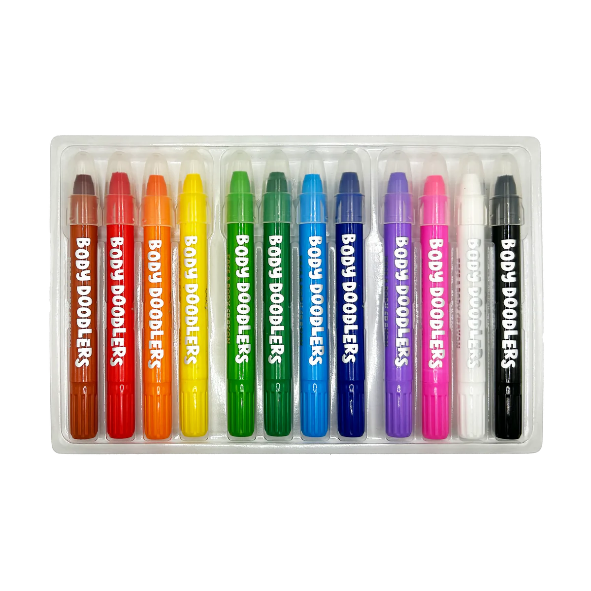 Ooly Body Doodlers - Face & Body Crayons - Set of 12