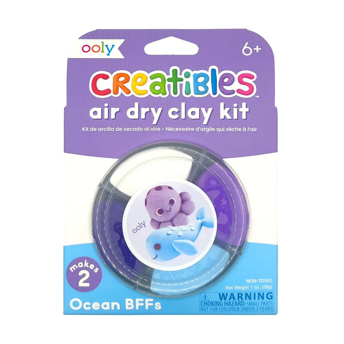 Ooly Creatibles Mini Air Dry Clay Kit - Ocean BFFs