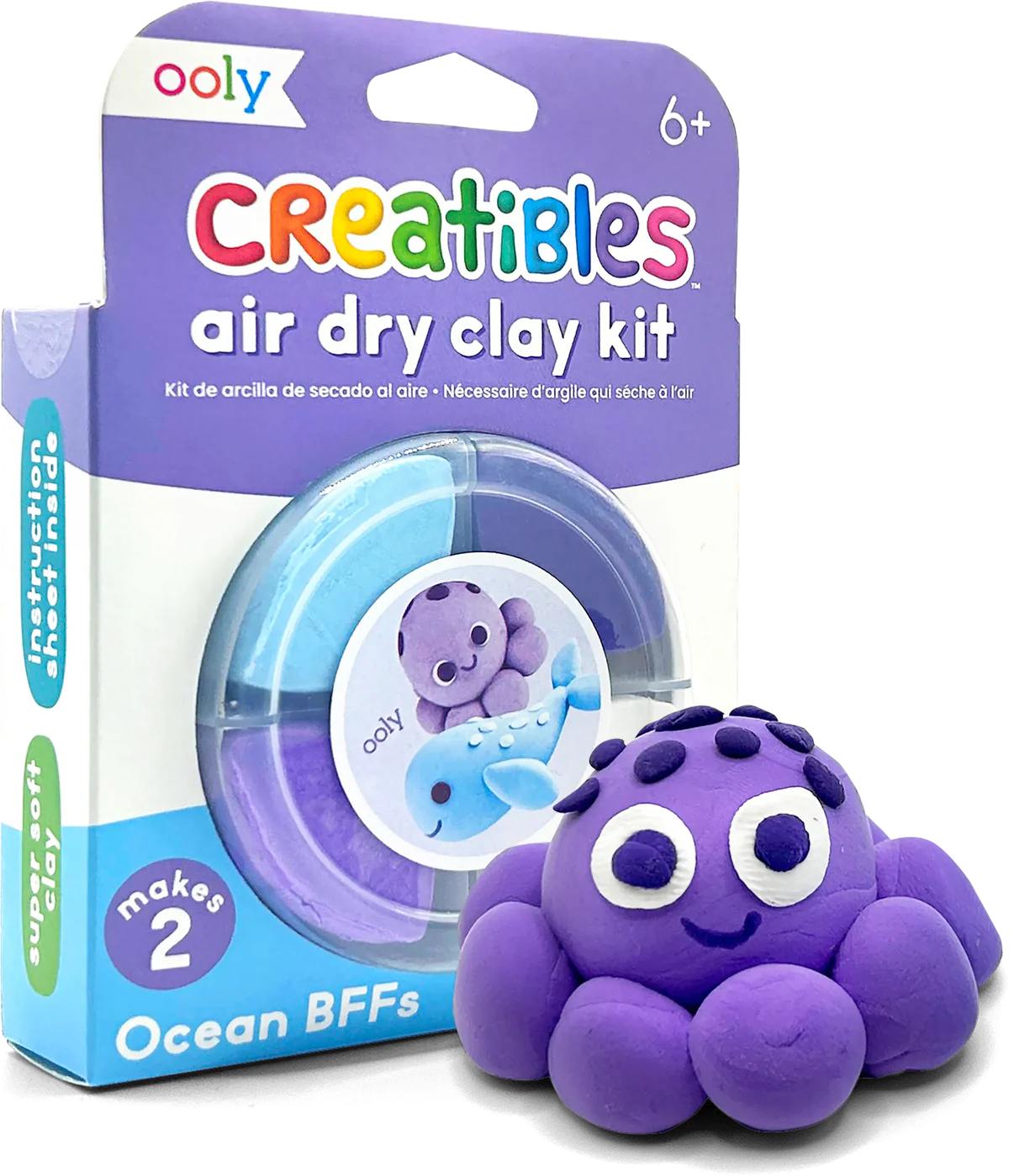 Ooly Creatibles Mini Air Dry Clay Kit - Ocean BFFs