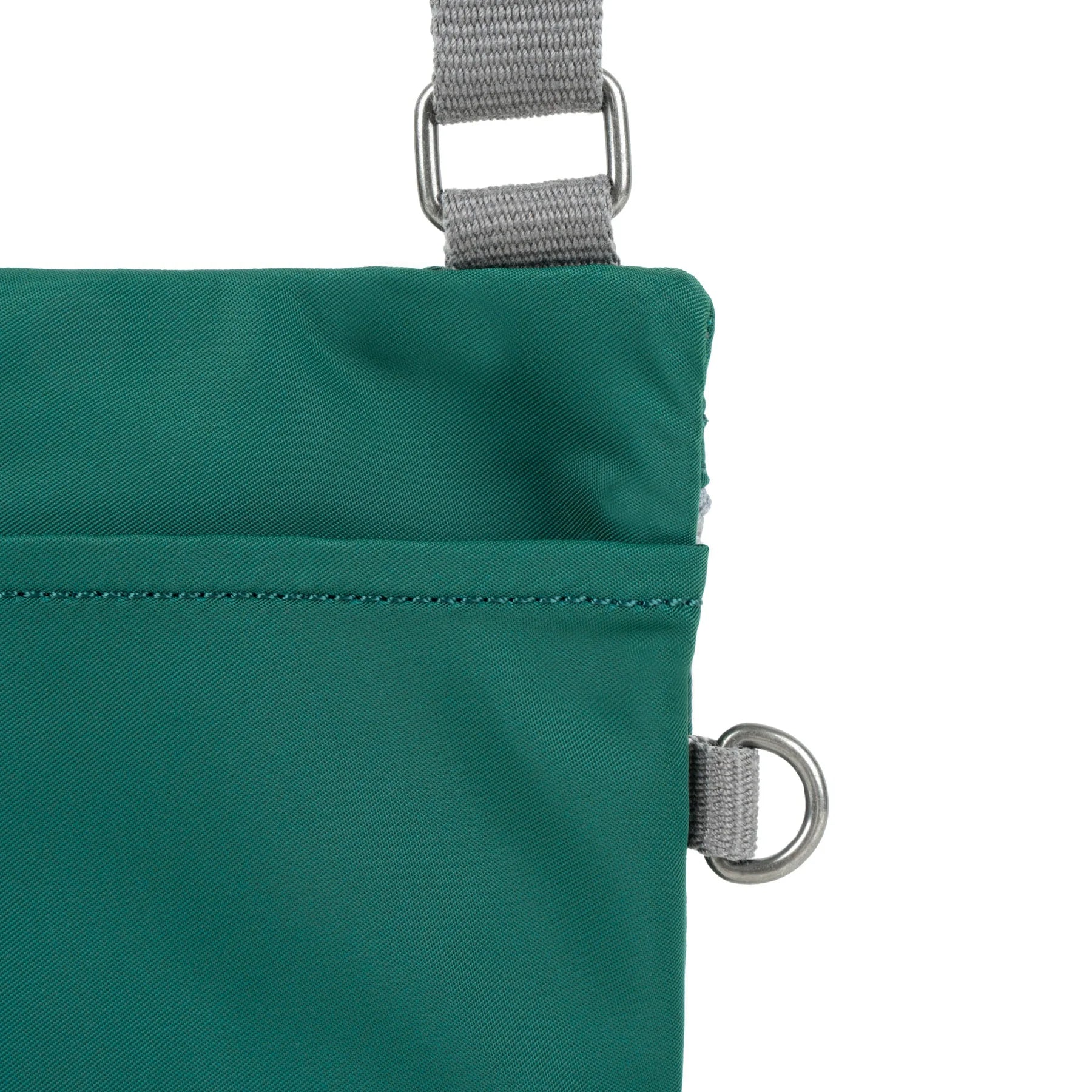 ORI Chelsea Recycled Nylon Crossbody Extra Pocket Bag – Teal
