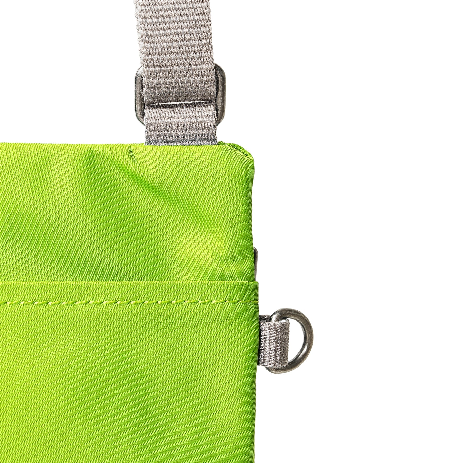 ORI Chelsea Recycled Nylon Crossbody Extra Pocket Bag – Lime