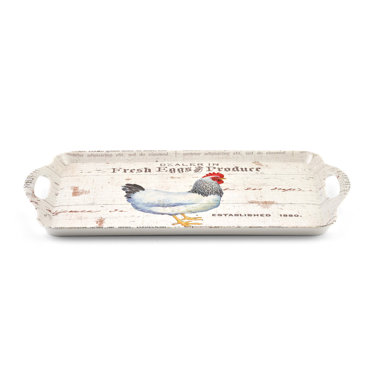 Pimpernel On The Farm Large Handled Tray – 19.25 x 11.5"