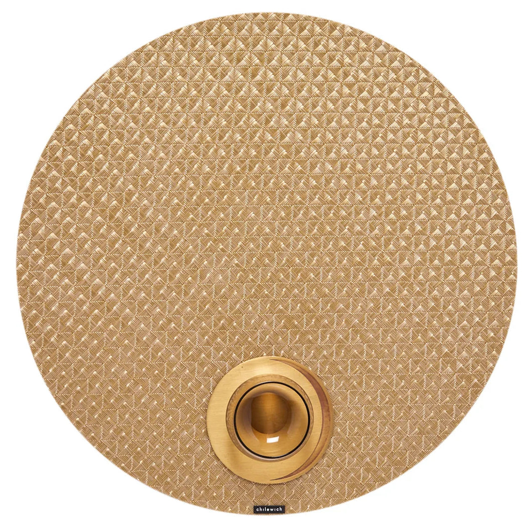 Chilewich Origami Round Placemat – Honey