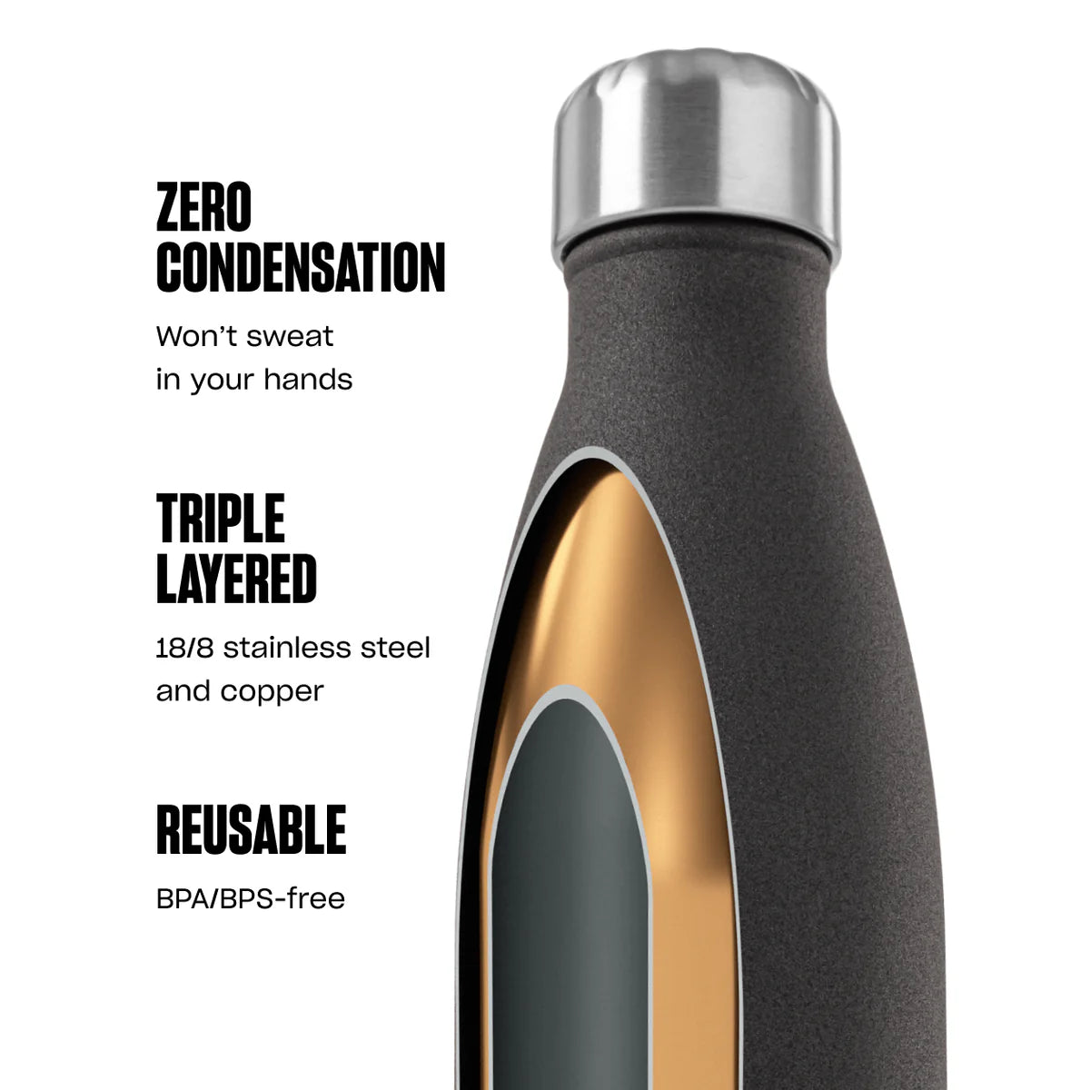 S'well 17oz Insulated Bottle – Azurite