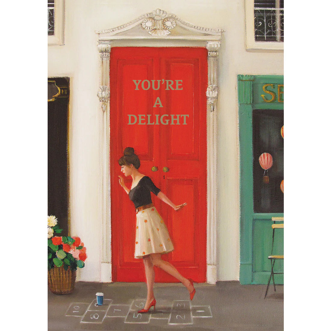 Hester & Cook Greeting Card – Hopscotch