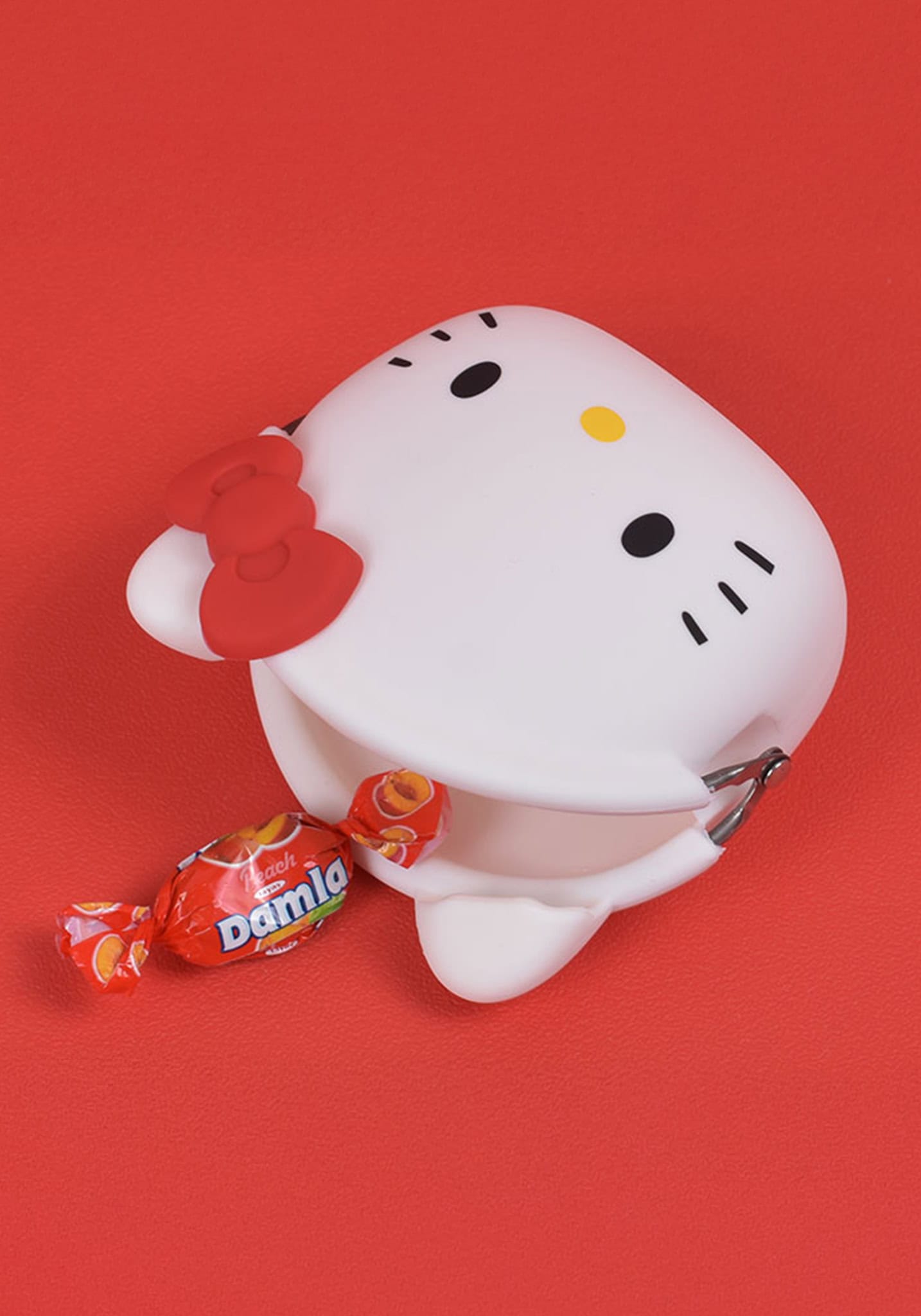 Monedero de silicona POCHIBI de Mimi – Hello Kitty – Blanco