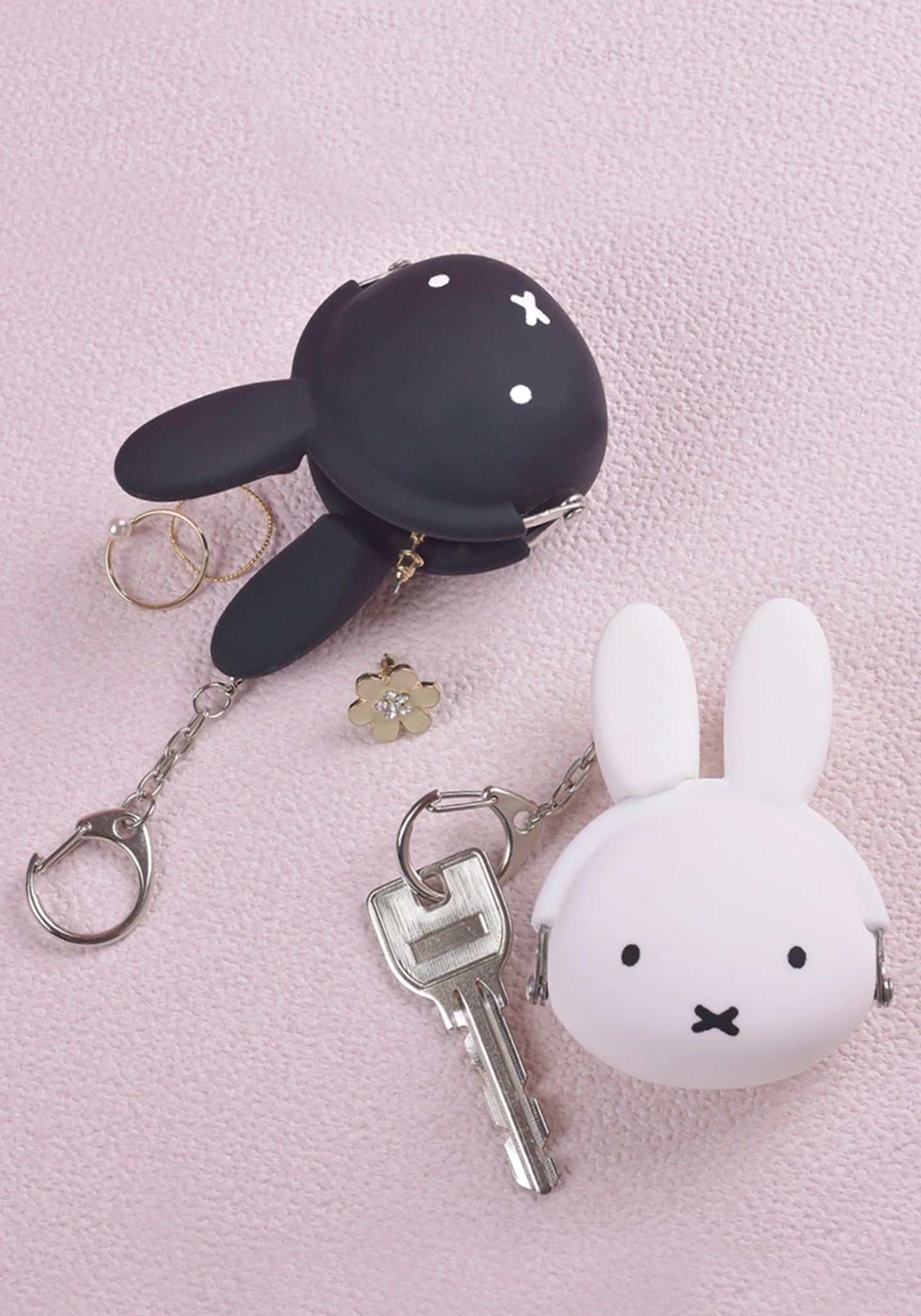 小物 mimiy11 Mimi POCHI Baby Silicon Coin Purse – Miffy – White – S. Feldman