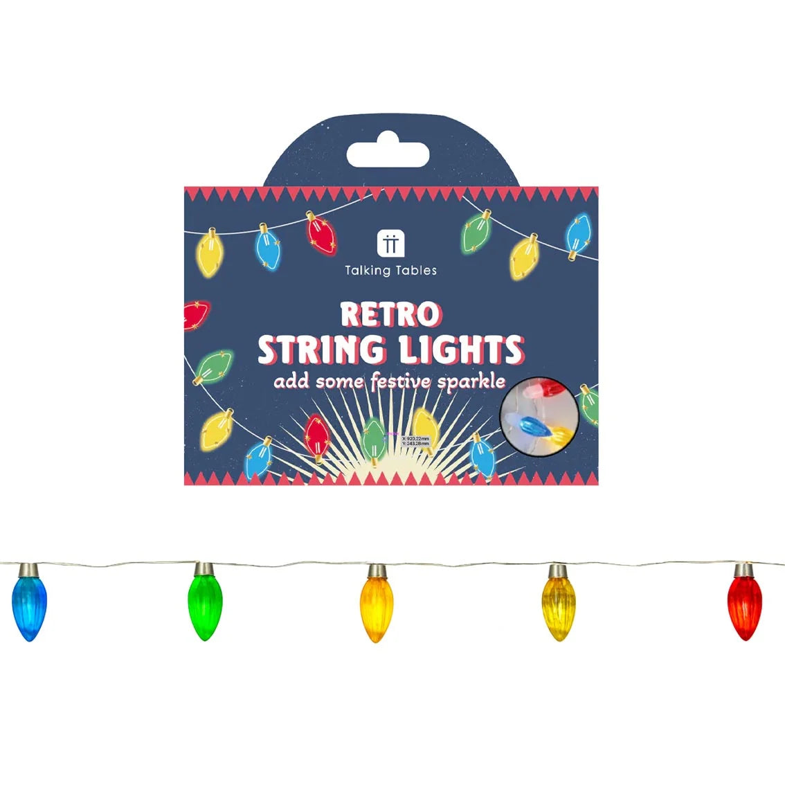 Retro Pop Bulb LED String Lights - 6.7'