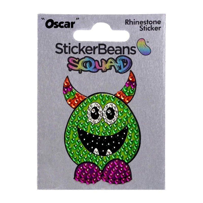 StickerBeans "Squad" Oscar Limited Edition Sparkle Sticker – 2"