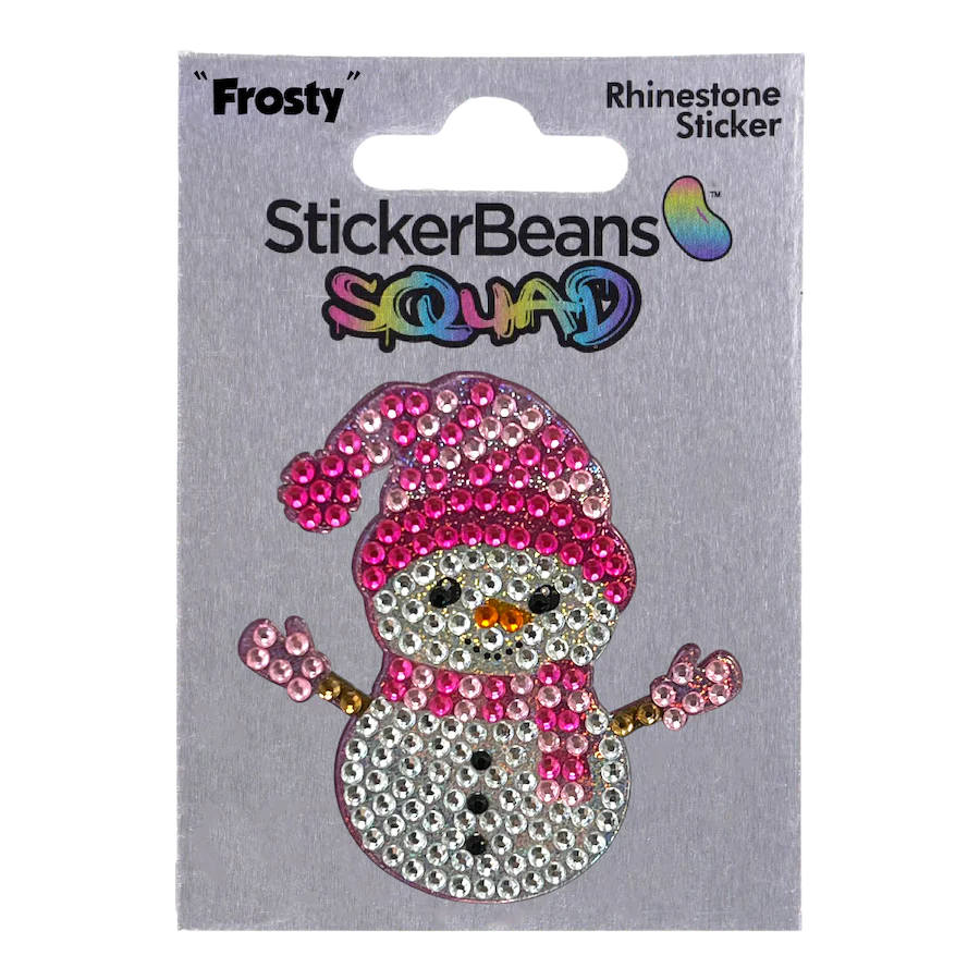 StickerBeans "Squad" Frosty Limited Edition Sparkle Sticker – 2"