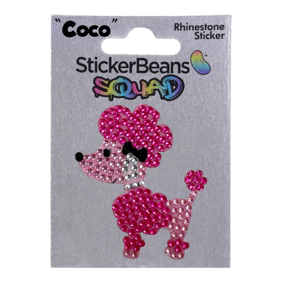 StickerBeans "Squad" Coco Limited Edition Sparkle Sticker – 2"