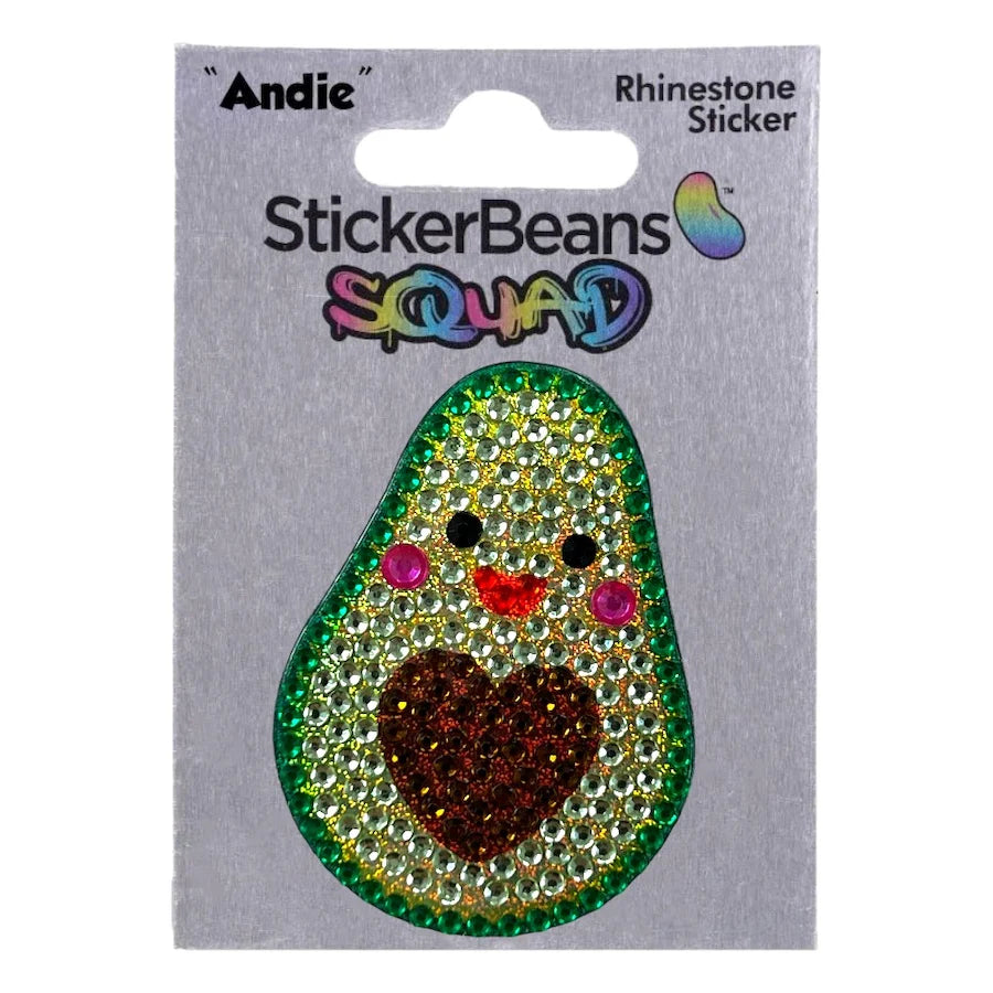 StickerBeans "Squad" Andie Limited Edition Sparkle Sticker – 2"