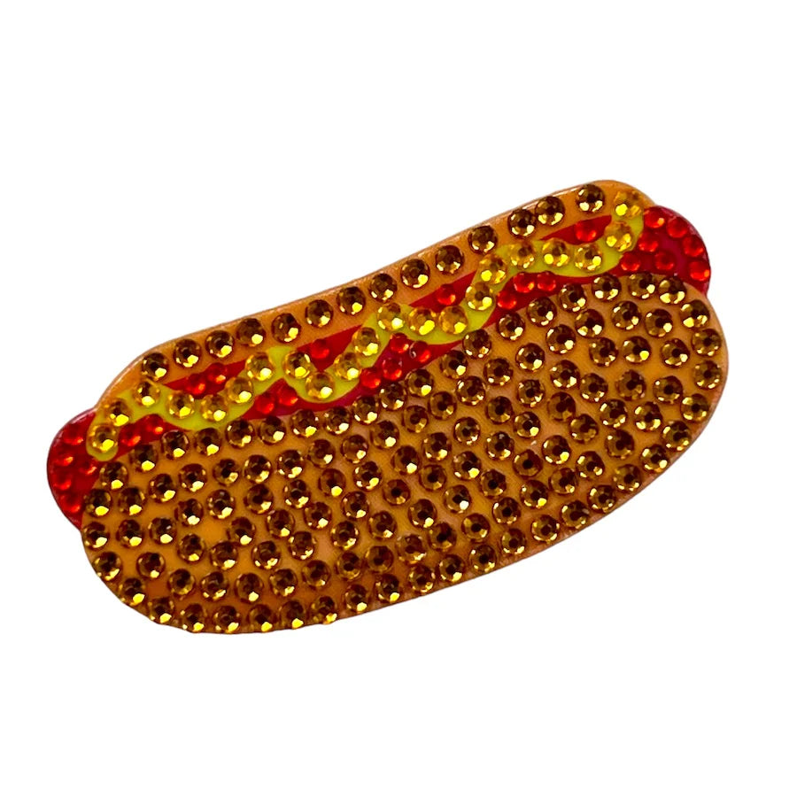 StickerBeans "Hot Dog" Sparkle Sticker – 2"