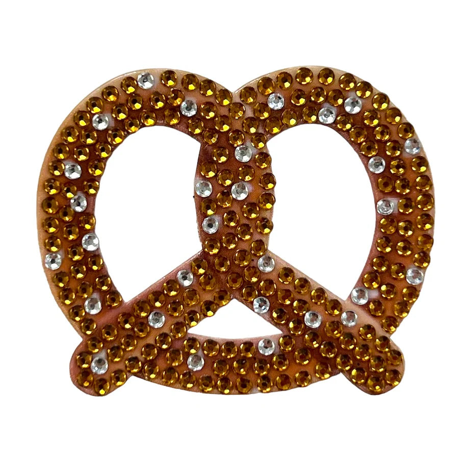 StickerBeans "Pretzel" Sparkle Sticker – 2"