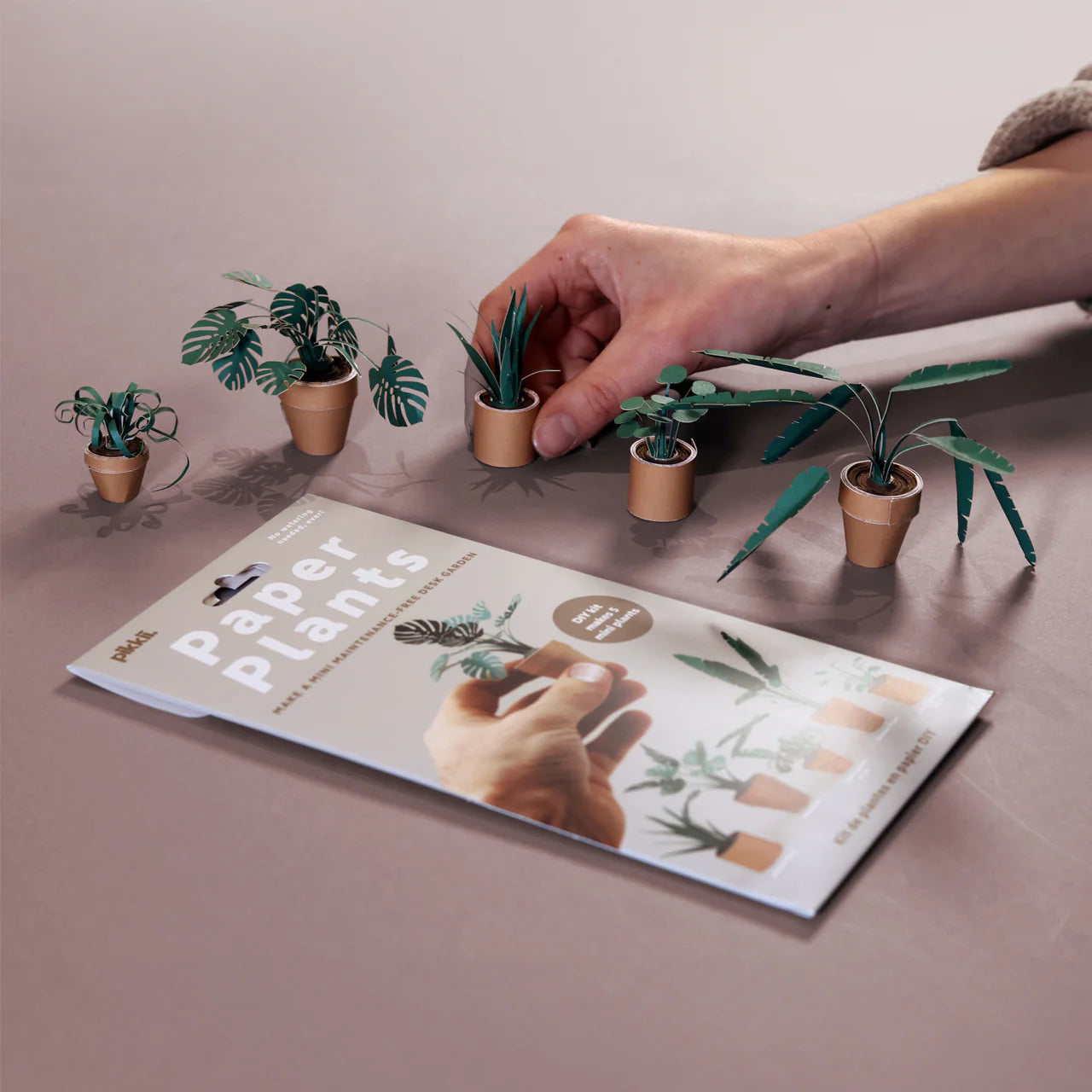Pikkii Origami Craft Kit – Paper Plants – Set of 5