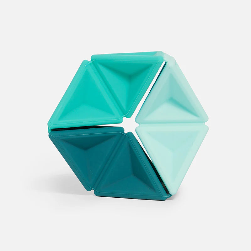 Speks - Pivot Silicone Flexagon – Teal