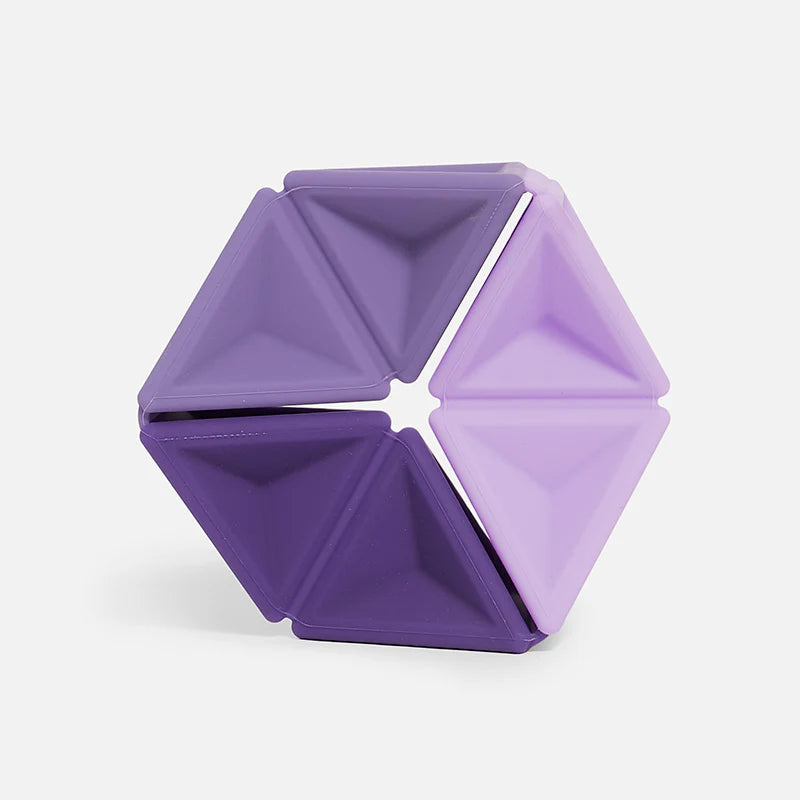 Speks - Pivot Silicone Flexagon – Violet