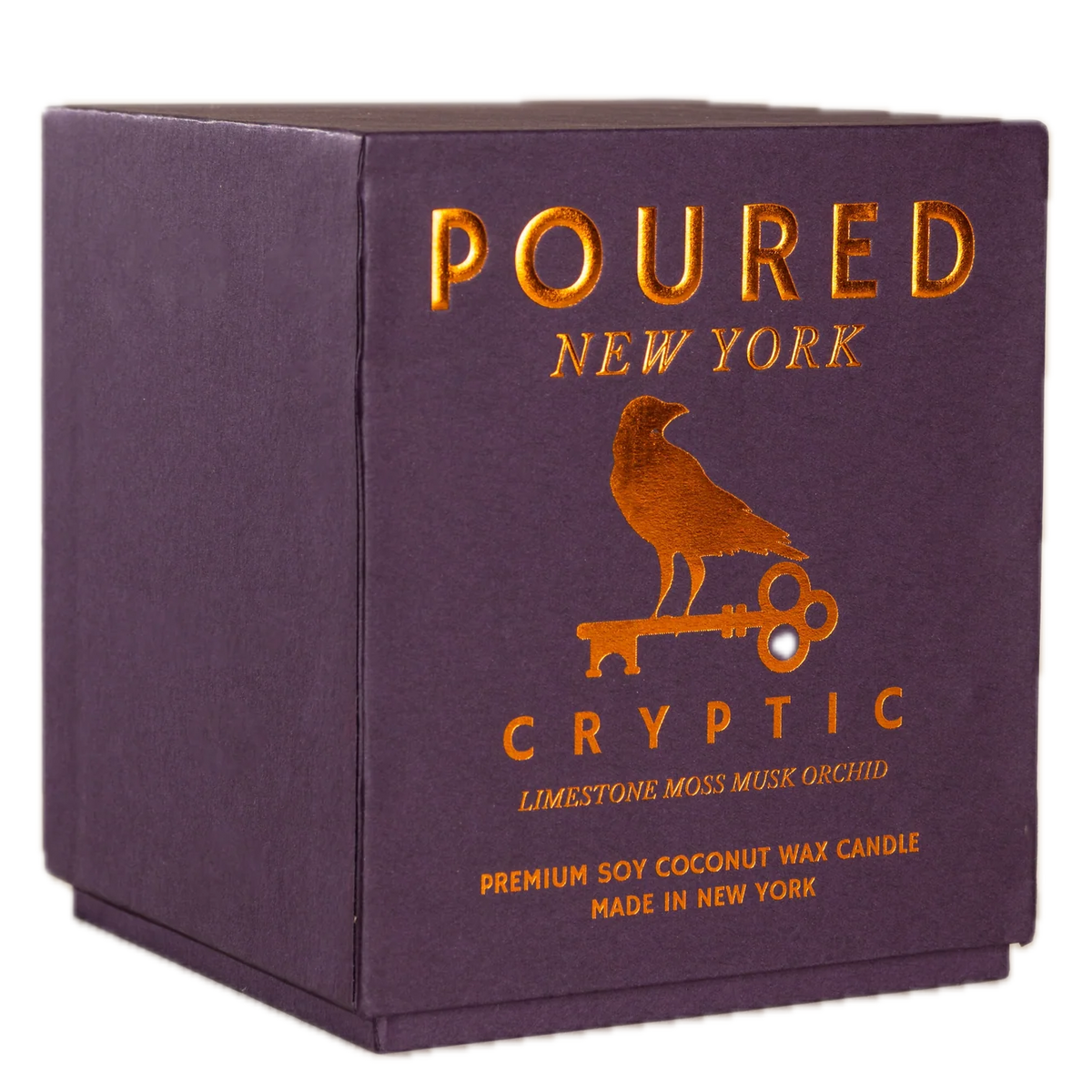 Poured New York Handmade Soy Candle – Cryptic – 22oz