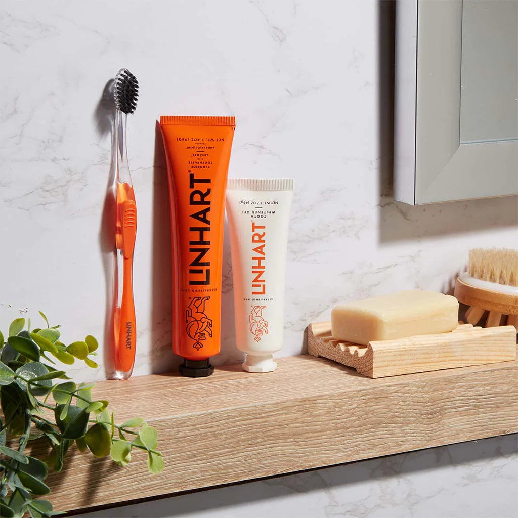 Linhart The Nano-Silver Toothbrush – Orange/Black