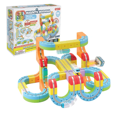 Meekins Rail Cube Magnetic Monorail Deluxe Set