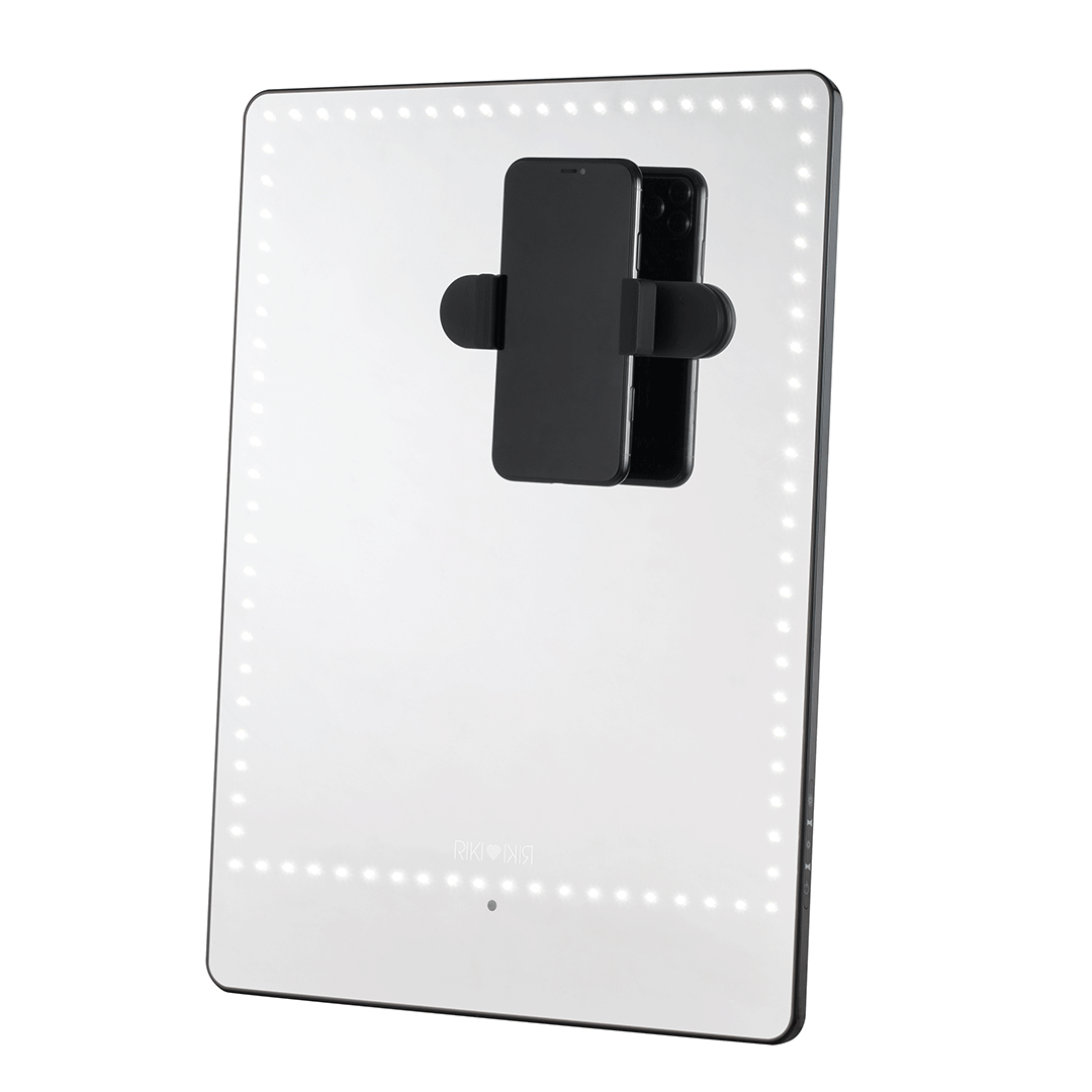 Riki Pretty Led Bluetooth Vanity Mirror - Black Frame