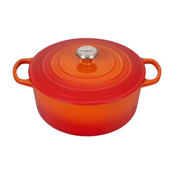 Le Creuset Round Dutch Oven – 7.25QT – Flame