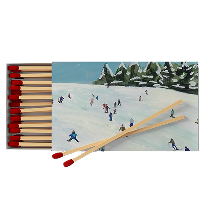 Annapolis Candle Kim Hovell Slope Boxed Luxury Matches – 4" – 50 Sticks