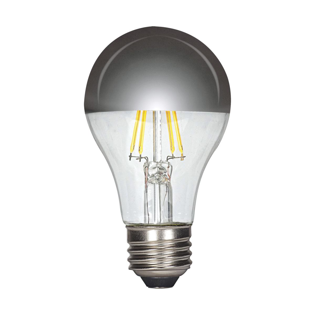 A19 60 Watt Equivalent LED Silver Crown Medium Base Light Bulb