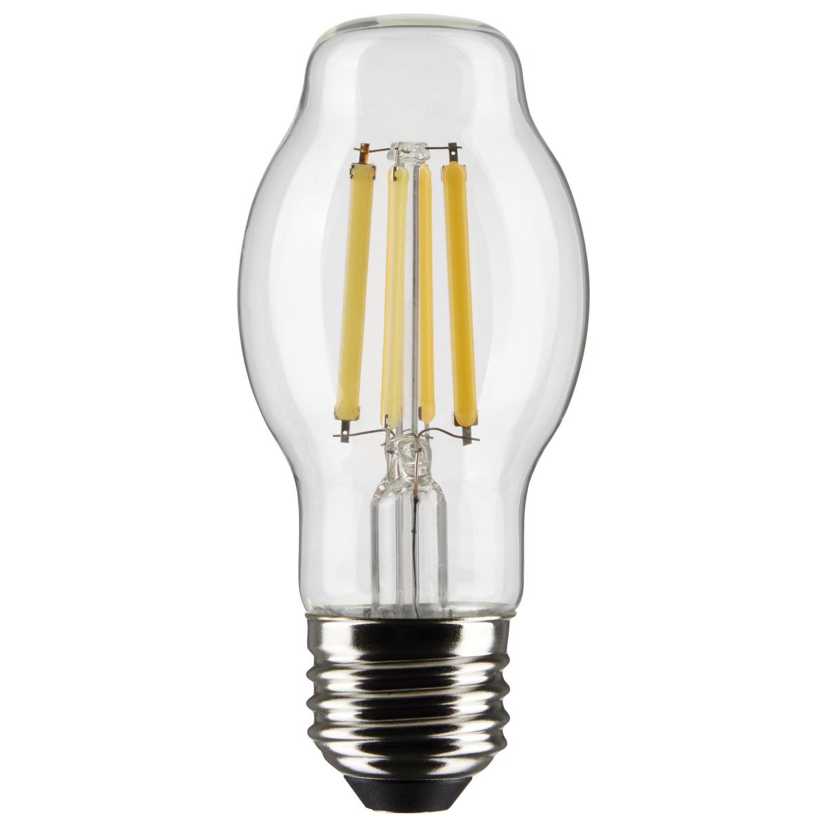 Satco LED BT15 Bulb – 8W – 60W Equivalent – E26 Base – Clear – 2700K