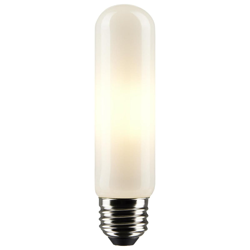 Satco LED T10 Tubular Light Bulb – 8W – 60W Equivalent – E26 Base – Warm White – 2700K