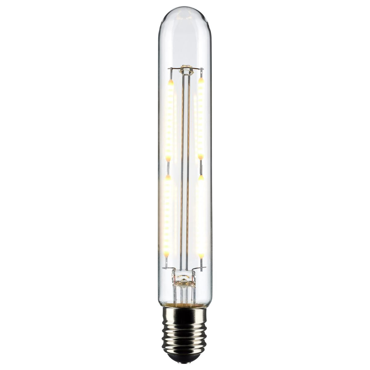 Satco LED T6.5 Tubular Light Bulb – 4W – 40W Equivalent – E17 Base – Clear – 3000K
