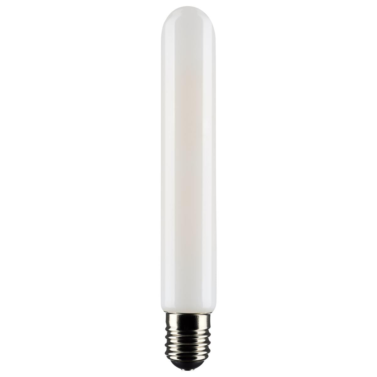 Satco LED T6.5 Frosted Tubular Light Bulb – 4W – 40W Equivalent – E17 Base – Warm White – 3000K