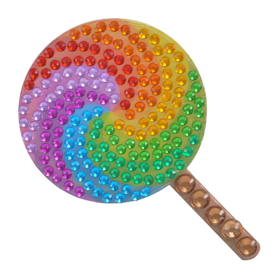 StickerBeans Rainbow Lollipop Sparkle Sticker – 2"