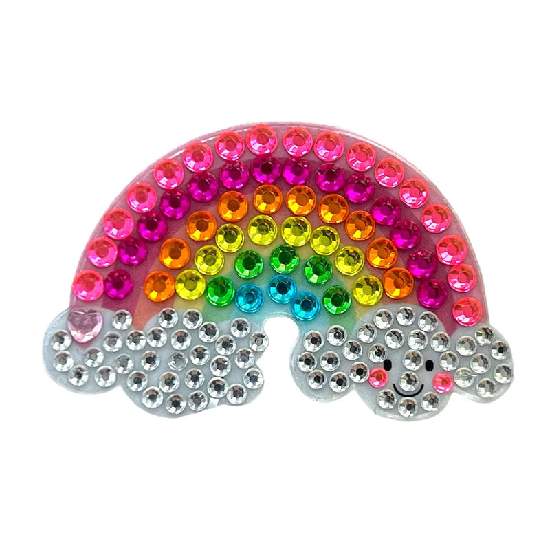 StickerBeans "Happy Rainbow" Sparkle Sticker – 2"