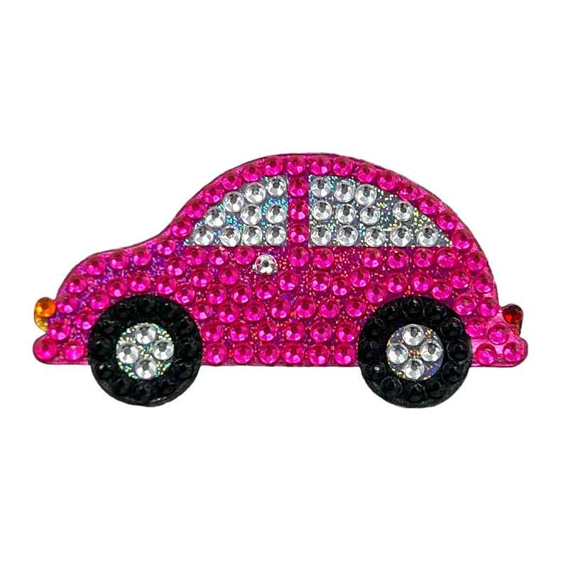 StickerBeans New Pink Car Sparkle Sticker – 2"