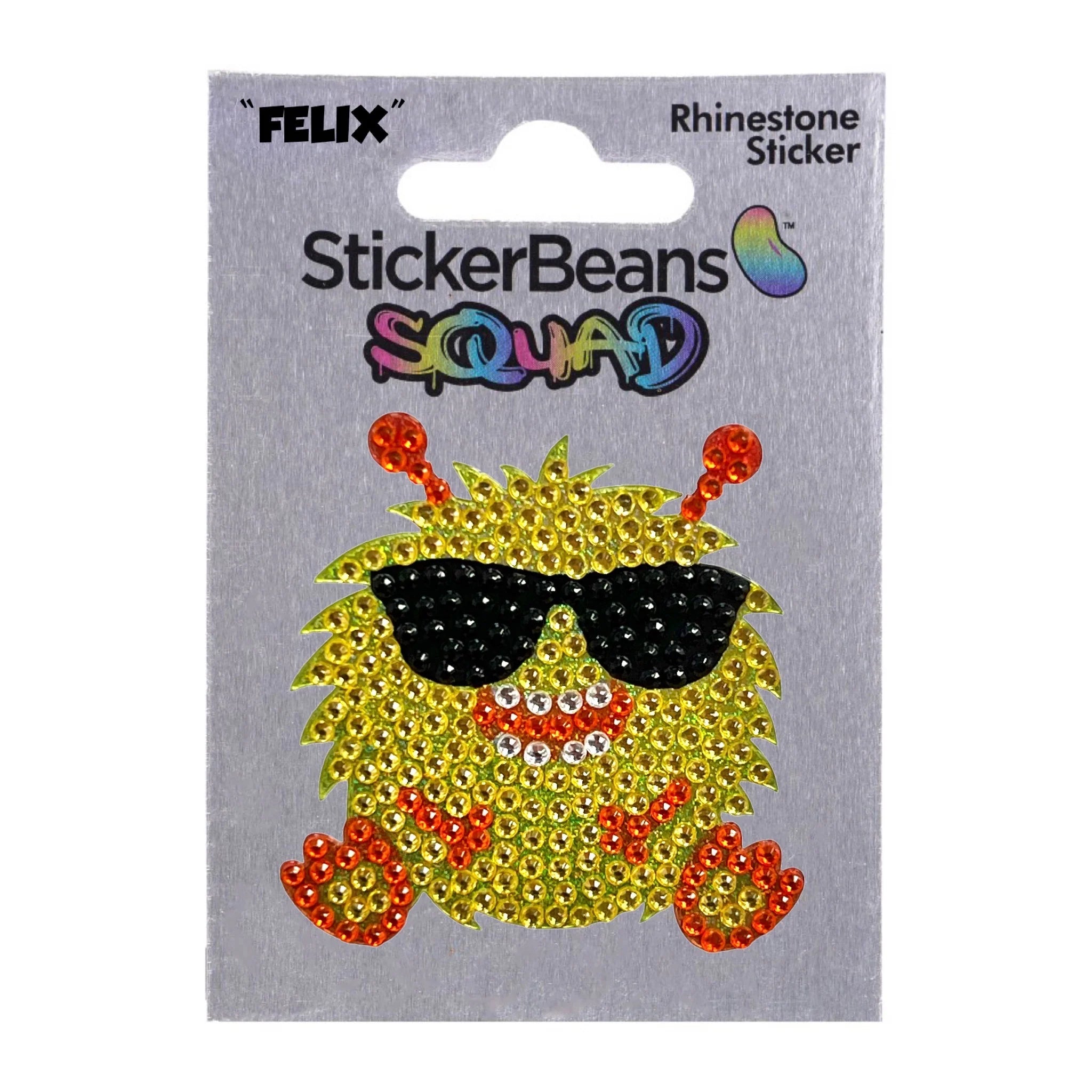 StickerBeans Felix "Squad" Limited Edition Sparkle Sticker – 2"