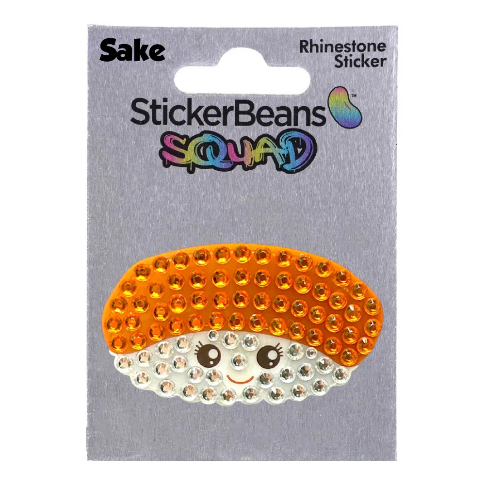StickerBeans "Sake" Limited Edition Sparkle Sticker – 2"