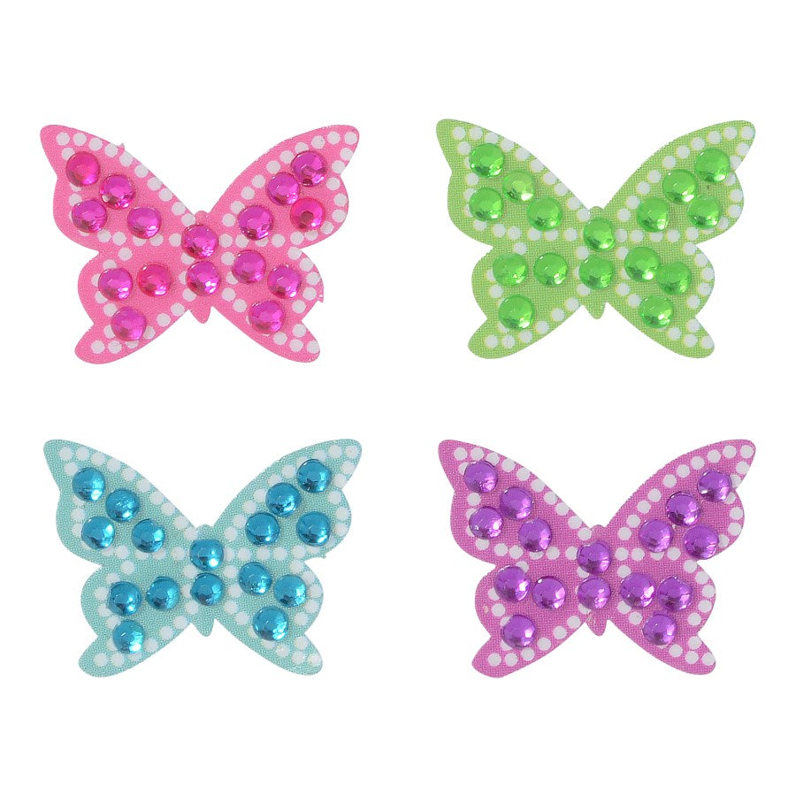StickerBeans "Butterfly Kisses" Sparkle Mini Sticker Set – 2"