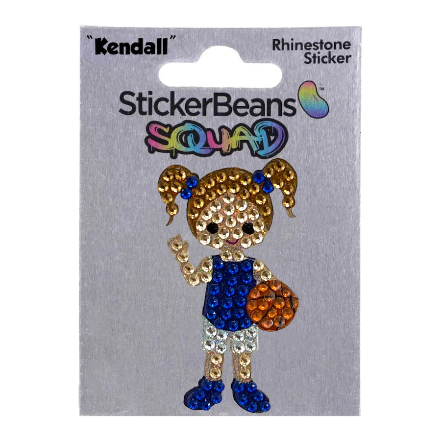 StickerBeans "Squad" Kendall Limited Edition Sparkle Sticker – 2"
