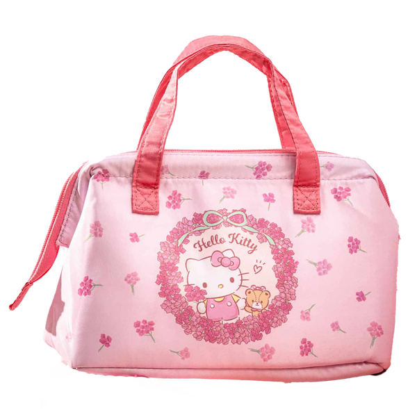 Insulated Lunch Tote Bag – Hello Kitty Floral Wreath – S. Feldman