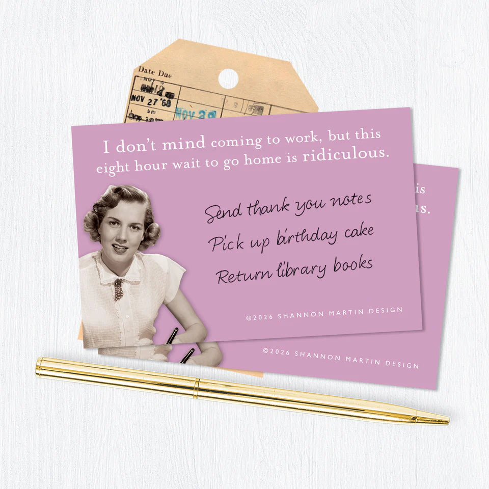 Shannon Martin Sticky Note Pad  – Eight Hour Wait